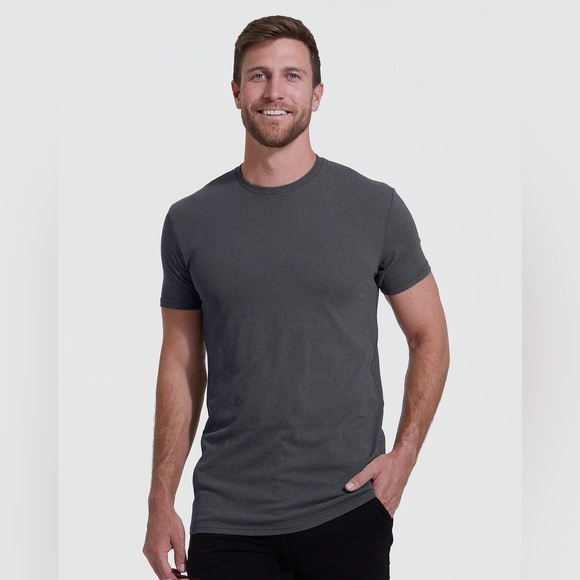 True Classic Gray Crew-Neck Short Sleeve Shirt - Size XXL - Picture 1 of 3